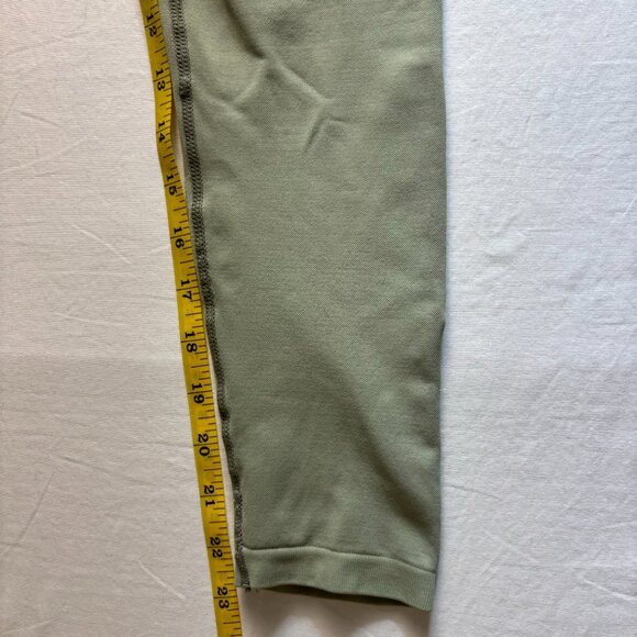 IMI High-Waisted Green Leggings Scrunch Back Detail Size M - Picture 11 of 11